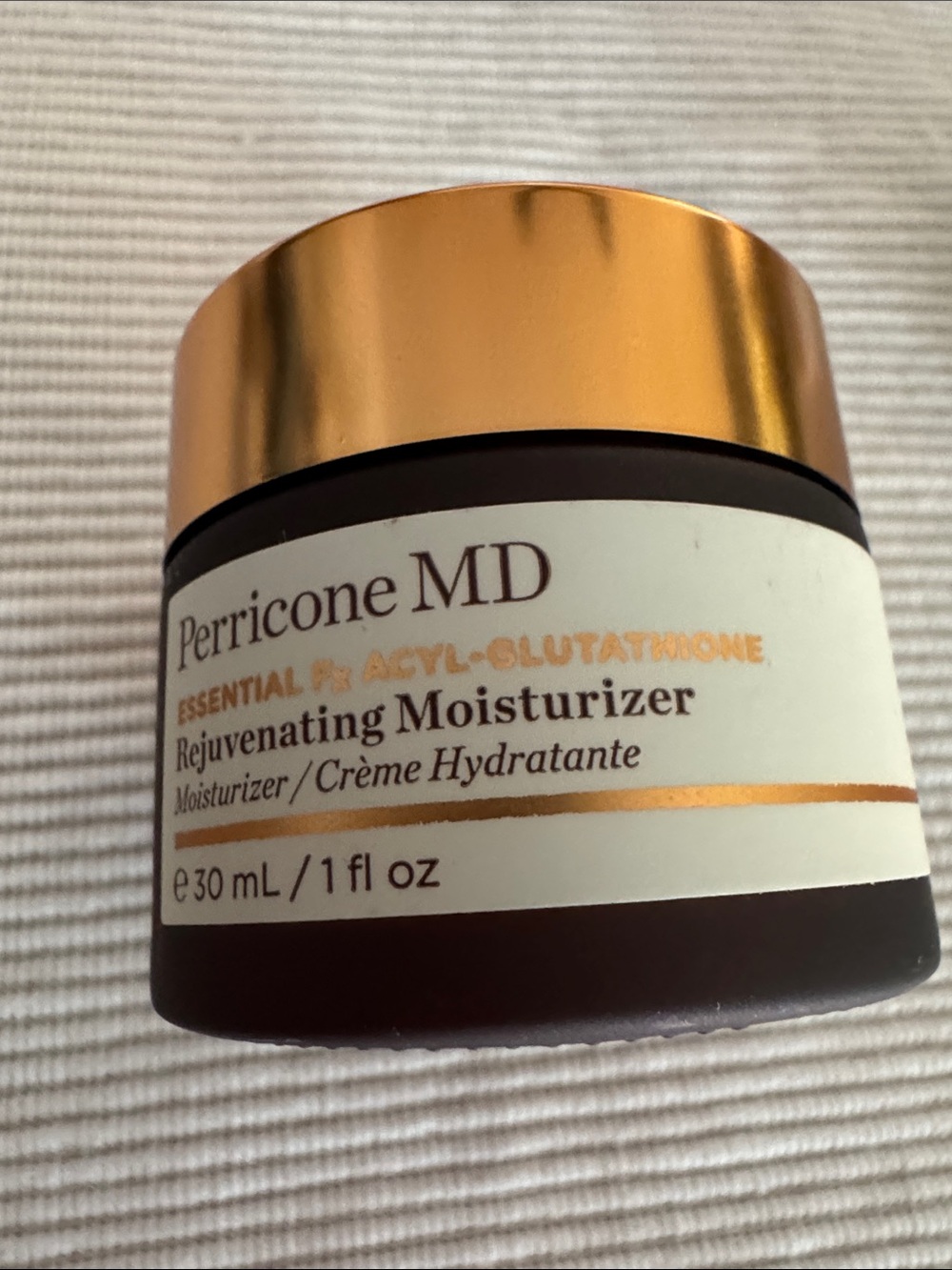 Perricone MD Rejuvenating Moisturizer — Gold and Cream Jar